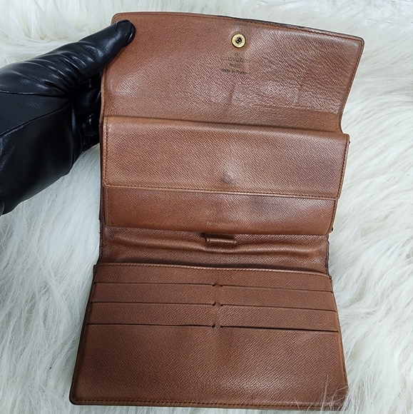 AUTH VINTAGE LOUIS VUITTON long wallet in monogram - Picture 4 of 7